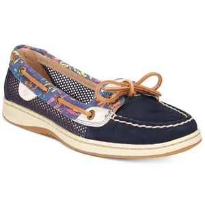 Sperry topsides Angelfish mesh boat shoes moc